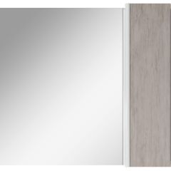 Шкаф-зеркало Uno 80 Дуб серый левый/правый Домино (DU1504HZ) в Тавде - tavda.mebel24.online | фото 5