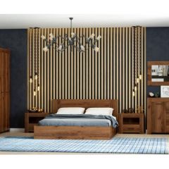 КВАДРО Спальный гарнитур (модульный) в Тавде - tavda.mebel24.online | фото 6