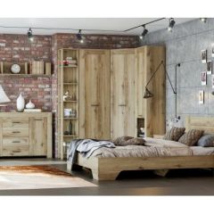 КВАДРО Спальный гарнитур (модульный) в Тавде - tavda.mebel24.online | фото 2