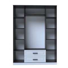 Спальня Венеция-1 (модульная) (Венге/Белое дерево) в Тавде - tavda.mebel24.online | фото 6