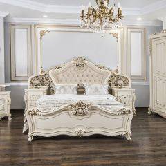 Спальный гарнитур Джоконда (крем) в Тавде - tavda.mebel24.online | фото 2