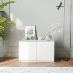 МОРИ Спальный гарнитур (белый) в Тавде - tavda.mebel24.online | фото 10