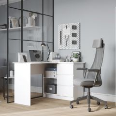 МОРИ Спальный гарнитур (белый) в Тавде - tavda.mebel24.online | фото 15