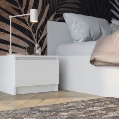 МОРИ Спальный гарнитур (белый) в Тавде - tavda.mebel24.online | фото 18