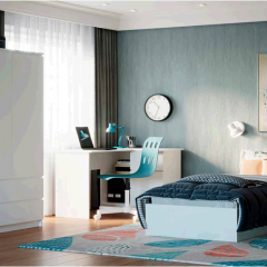 МОРИ Спальный гарнитур (белый) в Тавде - tavda.mebel24.online | фото 20