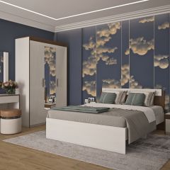 Спальный гарнитур Ницца (модульный) в Тавде - tavda.mebel24.online | фото