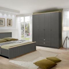 Спальный гарнитур Прованс (модульный) Диамант серый в Тавде - tavda.mebel24.online | фото