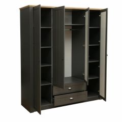 Спальный гарнитур Прованс (модульный) Диамант серый в Тавде - tavda.mebel24.online | фото 3