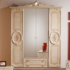 Спальный гарнитур Роза (модульная) беж в Тавде - tavda.mebel24.online | фото 5