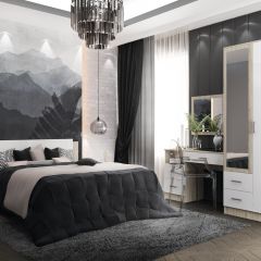 СОФИ Спальный гарнитур (модульный) в Тавде - tavda.mebel24.online | фото
