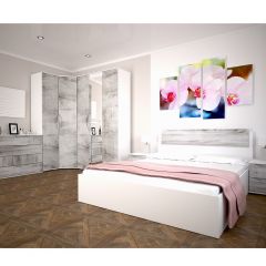 Спальный гарнитур Сорренто EVO (модульный) в Тавде - tavda.mebel24.online | фото 3