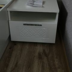 Спальный гарнитур Тиффани (БЕЛЫЙ ТЕКСТУРНЫЙ/БЕЛЫЙ) в Тавде - tavda.mebel24.online | фото 4