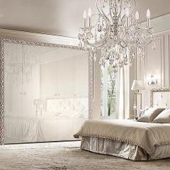 Спальный гарнитур Тиффани Premium слоновая кость/серебро в Тавде - tavda.mebel24.online | фото