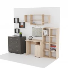 Стеллаж 8 секций (дуб сонома) в Тавде - tavda.mebel24.online | фото 5