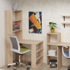 Стеллаж Элемент-1 (дуб сонома) в Тавде - tavda.mebel24.online | фото 5