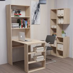 Стеллаж Элемент-1 (дуб сонома) в Тавде - tavda.mebel24.online | фото 6