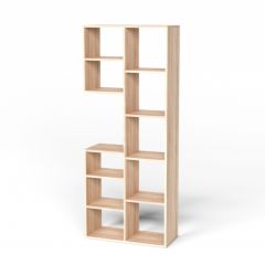 Стеллаж Элемент-2 (дуб сонома) в Тавде - tavda.mebel24.online | фото