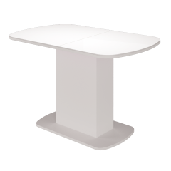 Стол обеденный Соренто 2 раздвижной (Белый) в Тавде - tavda.mebel24.online | фото 2