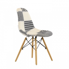 Стул Barneo N-12 Patchwork черно-белый в Тавде - tavda.mebel24.online | фото