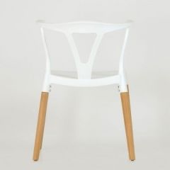 Стул Barneo N-218 Wishbone интерьерный кухонный белый в Тавде - tavda.mebel24.online | фото 2