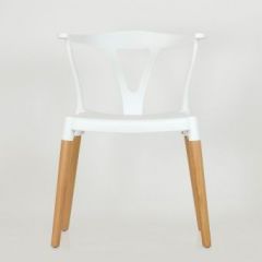 Стул Barneo N-218 Wishbone интерьерный кухонный белый в Тавде - tavda.mebel24.online | фото 3