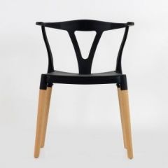 Стул Barneo N-218 Wishbone интерьерный кухонный черный в Тавде - tavda.mebel24.online | фото 3