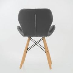 Стул Barneo N-42 Perfecto PU серый в Тавде - tavda.mebel24.online | фото 3