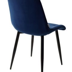 Стул CHIC BLUVEL-86 NAVY BLUE / черный каркас М-City в Тавде - tavda.mebel24.online | фото 3