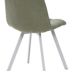 Стул CHILLI SQUARE UF860-11B мятный, ткань/ белый каркас М-City в Тавде - tavda.mebel24.online | фото 2