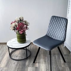 Стул DAIQUIRI BLUVEL-06 BLUE, велюр М-City в Тавде - tavda.mebel24.online | фото 3
