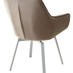 Стул MAVERICK 360 град. поворот. BLUVEL-40 BEIGE/ белый каркас, М-City в Тавде - tavda.mebel24.online | фото 9