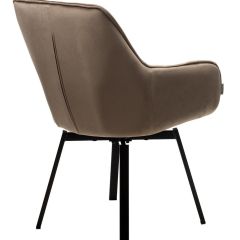 Стул MAVERICK 360 град. поворот. BLUVEL-40 BEIGE/ черный каркас, М-City в Тавде - tavda.mebel24.online | фото 2