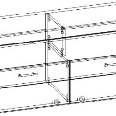 СОНАТА ТМС-1200 Тумба малая (Дуб сонома/Белый глянец) в Тавде - tavda.mebel24.online | фото 2