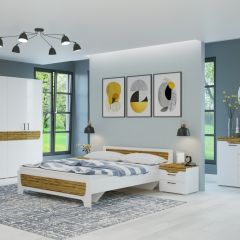 Тумба Милана (Белый/Сосна Гранд) в Тавде - tavda.mebel24.online | фото 3