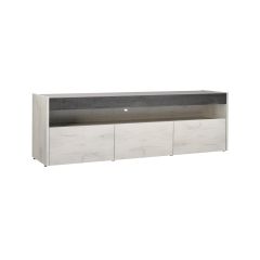 Тумба под ТВ 13.272 (Дуб Белый CRAFT, Интра) в Тавде - tavda.mebel24.online | фото