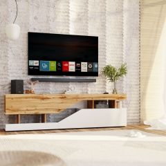 Тумба под ТВ НКМ Дубай секция №4 в Тавде - tavda.mebel24.online | фото 3