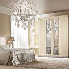 Тумба прикроватная Тиффани штрих-лак/серебро (ТФТП-1) в Тавде - tavda.mebel24.online | фото 2