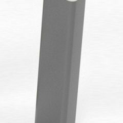 Торцевая заглушка  для цоколя h100 мм (Алюминий, Белый, Черный, Сонома) в Тавде - tavda.mebel24.online | фото 1