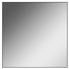 Зеркало Corsica 500х500 black без подсветки Sansa (SB1063Z) в Тавде - tavda.mebel24.online | фото 1