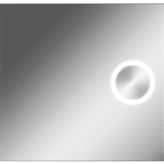 Зеркало Cosmo 100 alum (линза) с подсветкой Sansa (SCL1026Z) в Тавде - tavda.mebel24.online | фото