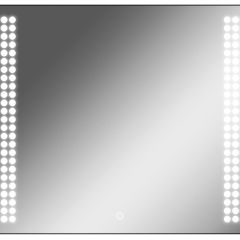 Зеркало Cosmo 90 black с подсветкой Sansa (SC1051Z) в Тавде - tavda.mebel24.online | фото