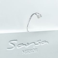 Зеркало Gia 75 white с подсветкой Sansa (SGa1044Z) в Тавде - tavda.mebel24.online | фото 5