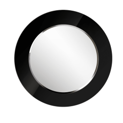 Зеркало круглое черный (РМ/02) в Тавде - tavda.mebel24.online | фото