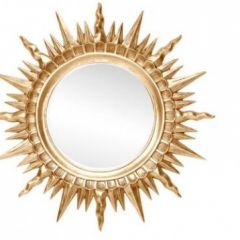 Зеркало круглое золото (1810(1) в Тавде - tavda.mebel24.online | фото