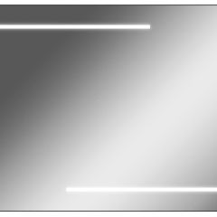 Зеркало Ray 100 black с подсветкой Sansa (SR1035Z) в Тавде - tavda.mebel24.online | фото 1
