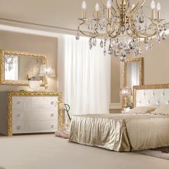 Зеркало Тиффани Premium слоновая кость/золото (ТФ/01(П) в Тавде - tavda.mebel24.online | фото 2