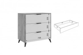 АДАМ Спальный гарнитур (модульный) графит в Тавде - tavda.mebel24.online | фото 16