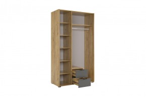 АДАМ Спальный гарнитур (модульный) графит в Тавде - tavda.mebel24.online | фото 20