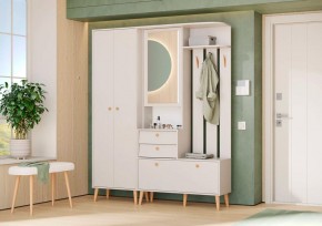 АФИНА Прихожая (модульная) кашемир серый в Тавде - tavda.mebel24.online | фото 1