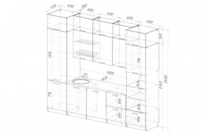 АЛЬБА Кухонный гарнитур Экстра 2 (3000 мм) в Тавде - tavda.mebel24.online | фото 2